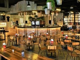Urban Alley Brewery District Docklands inside venue