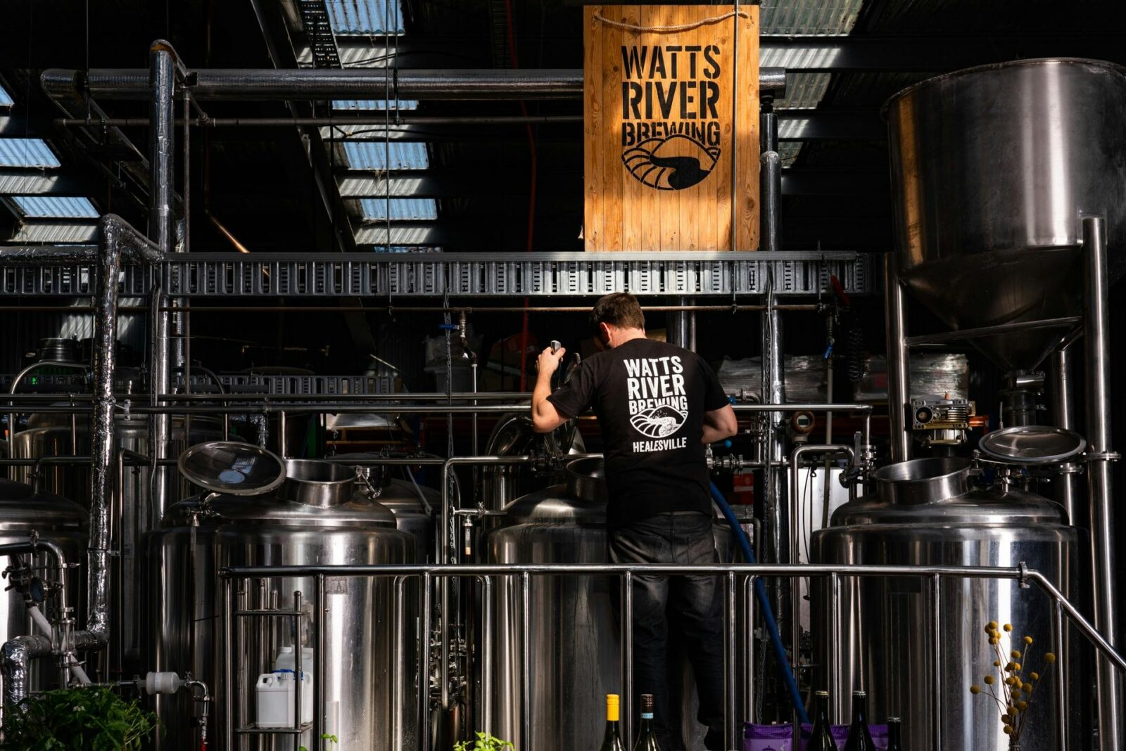 Brewing at Watts River Brewing