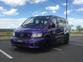 BagBoyzÂ® van for mobile luggage storage