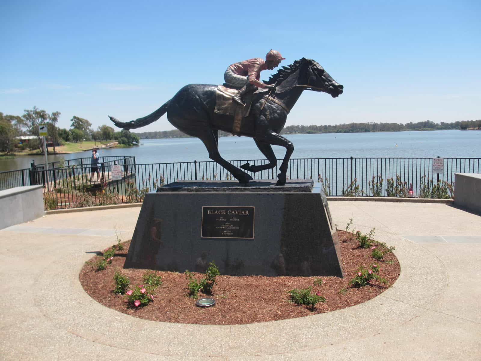 Black Caviar Statue