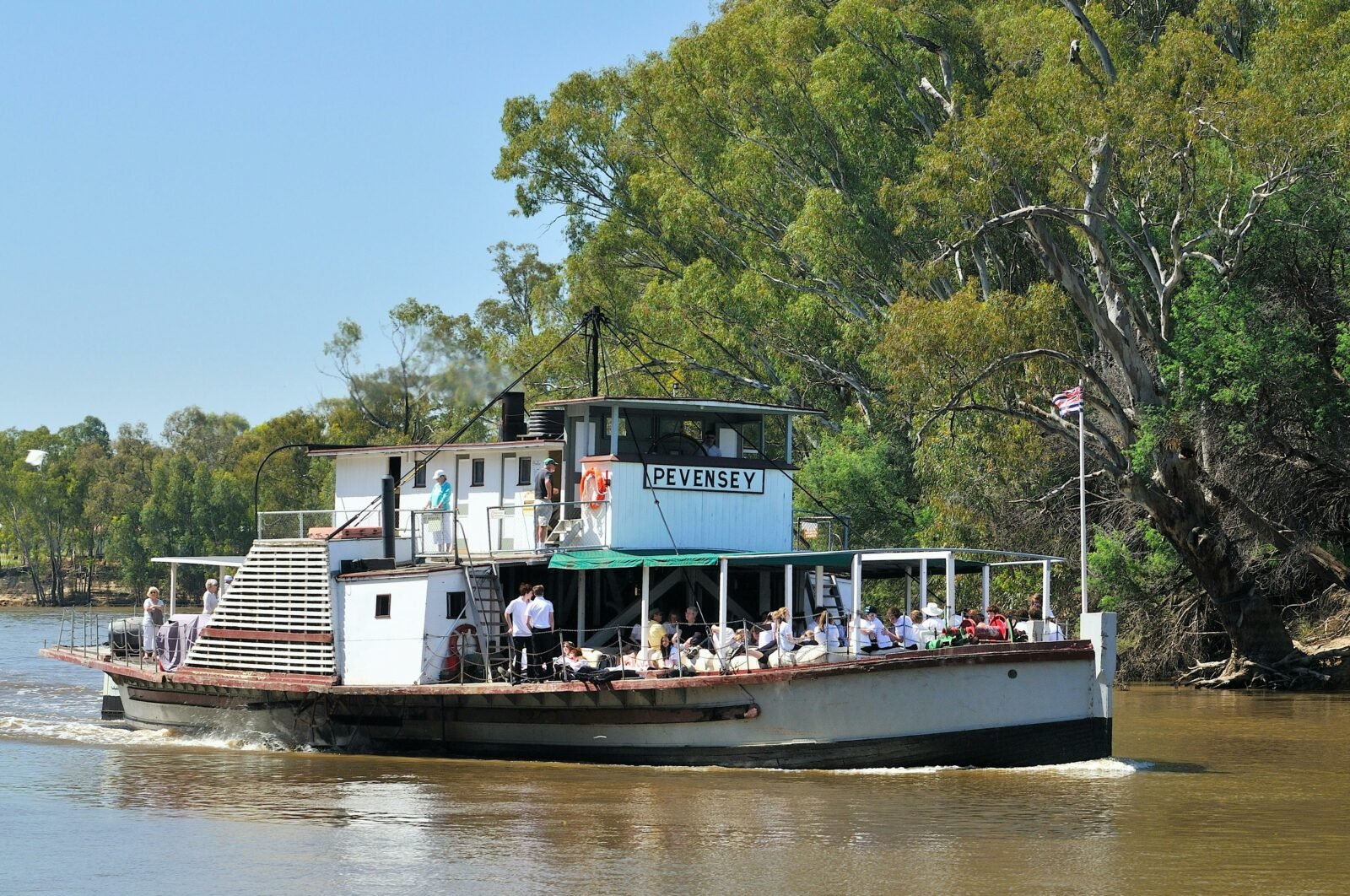 PS Pevensey cruising on the Mighty Murray