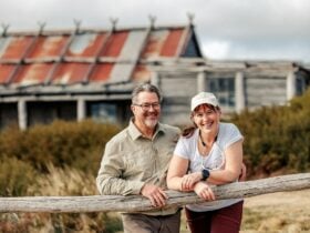 High Country Hiking Tours team, Romana and Kevin at Craig