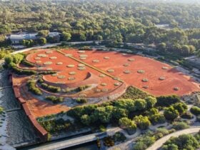 Red Sand Garden at Royal Botanic Gardens Cranbourne