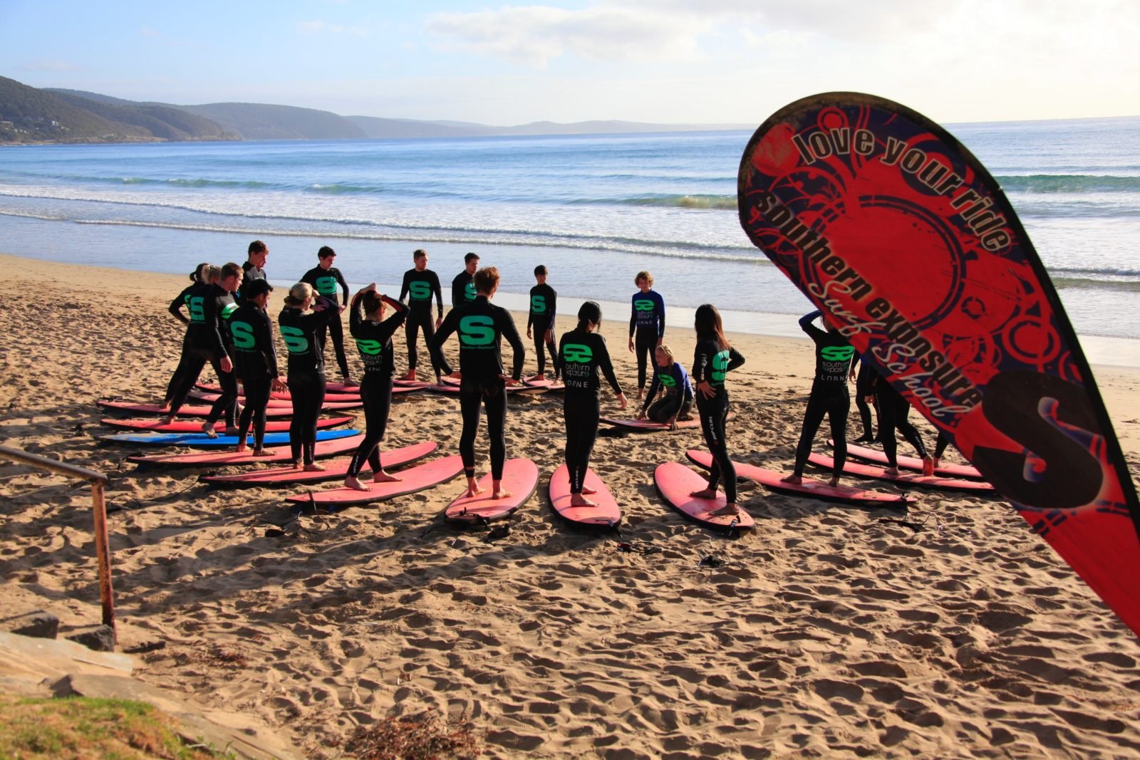 Pre surf school circle