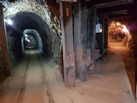 Inside the adit