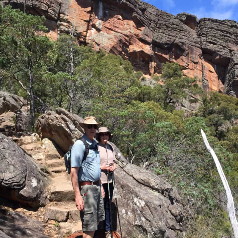 Walking in the beautiful Grampians National Park