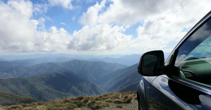 Stunning views of the valley from the Mountains