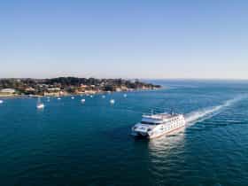 Aerial photo of vessel