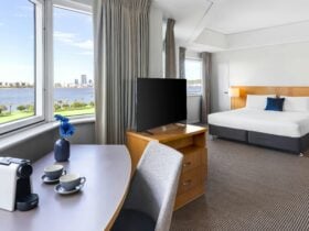 River views from suites at Novotel Perth Langley