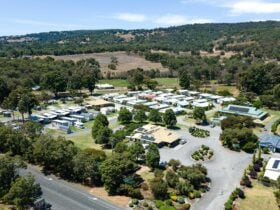 Aerial | Tasman Holiday Parks - Serpentine Falls