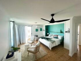 King Suite sleeps 2 in a large and very spacious room.