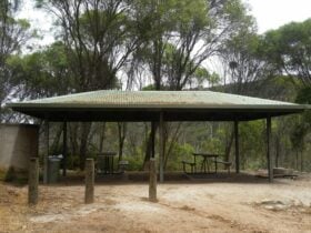 Large sheltered picnic area.