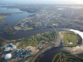 Heirisson Island, East Perth, Western Australia