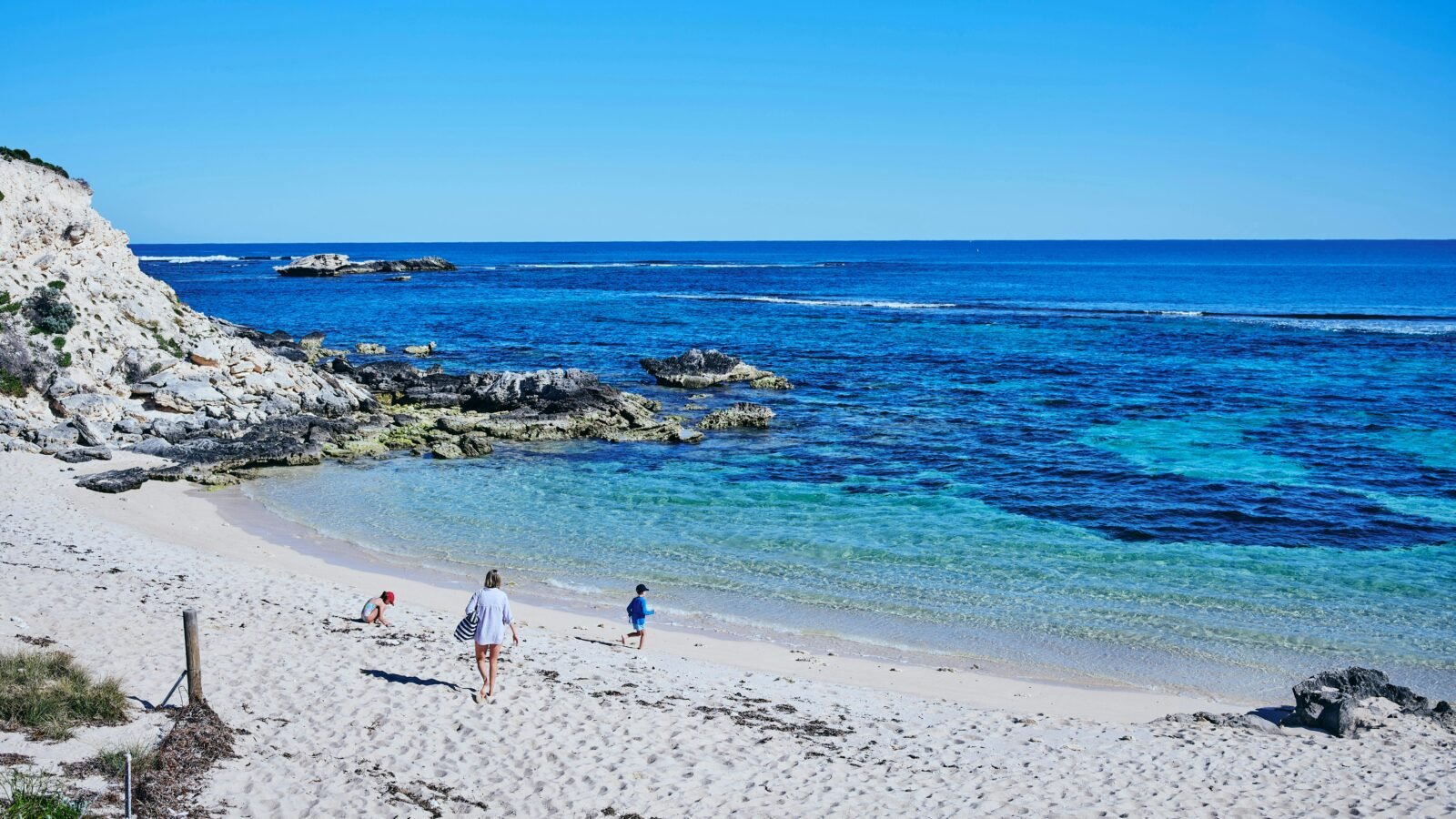 Family at Little Armstrong Bay