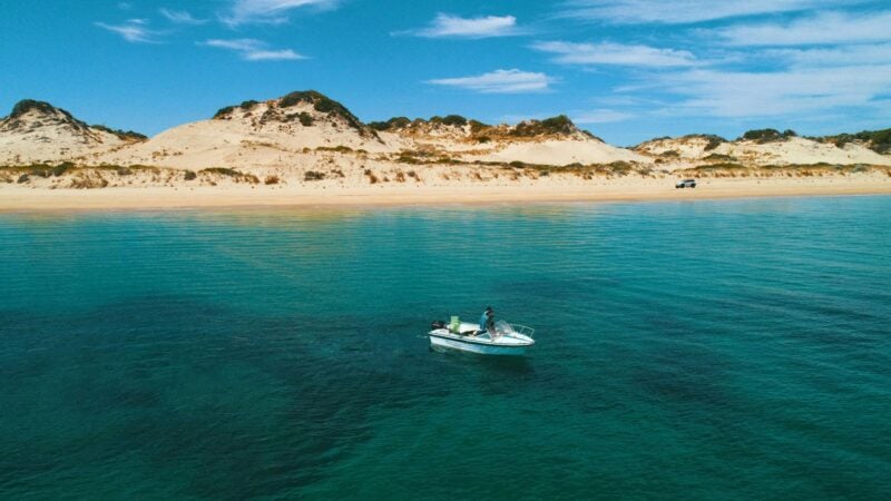 Fishing at Myalup Beach