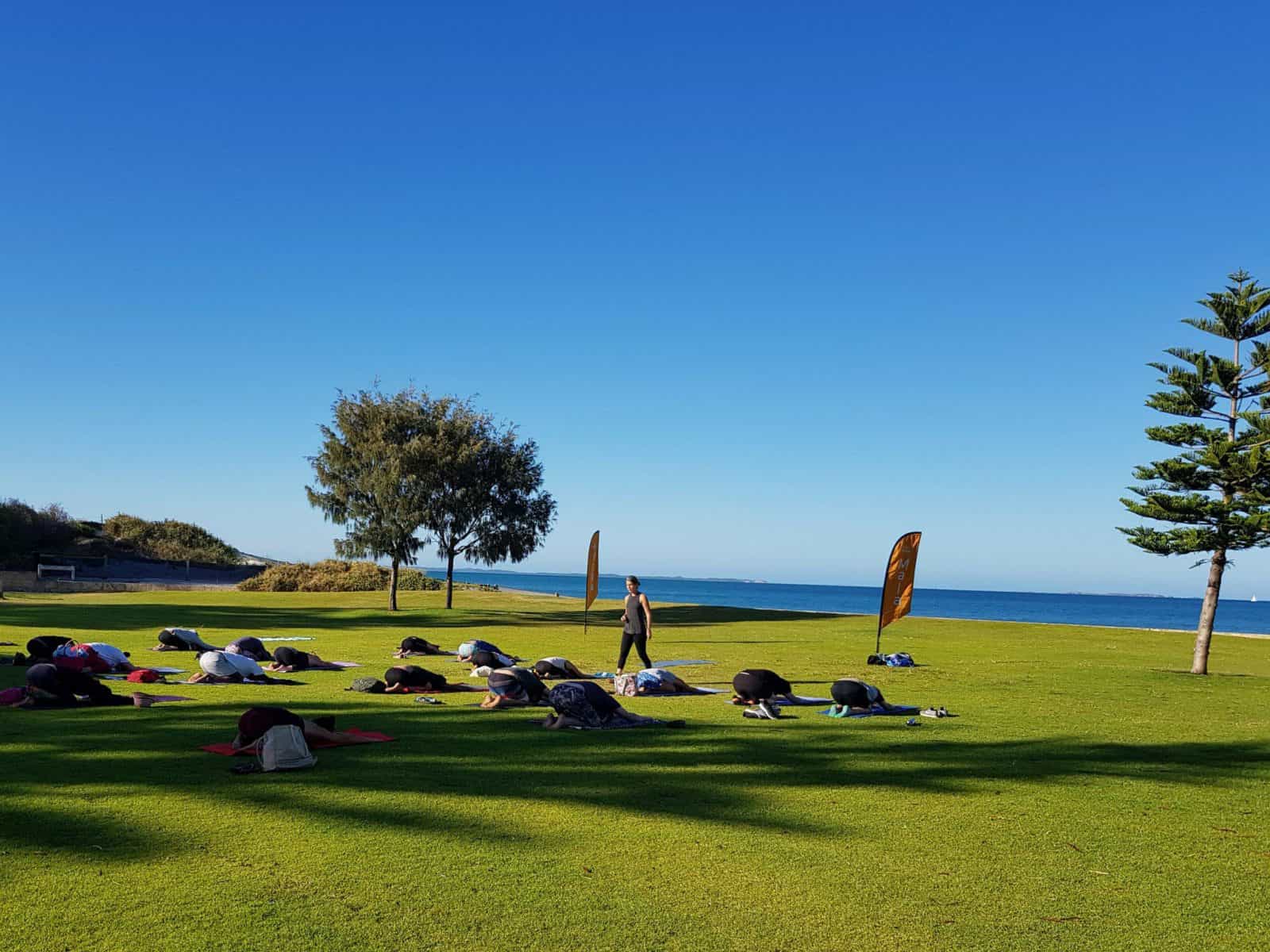 Beach Yoga, South Fremantle, Western Australia