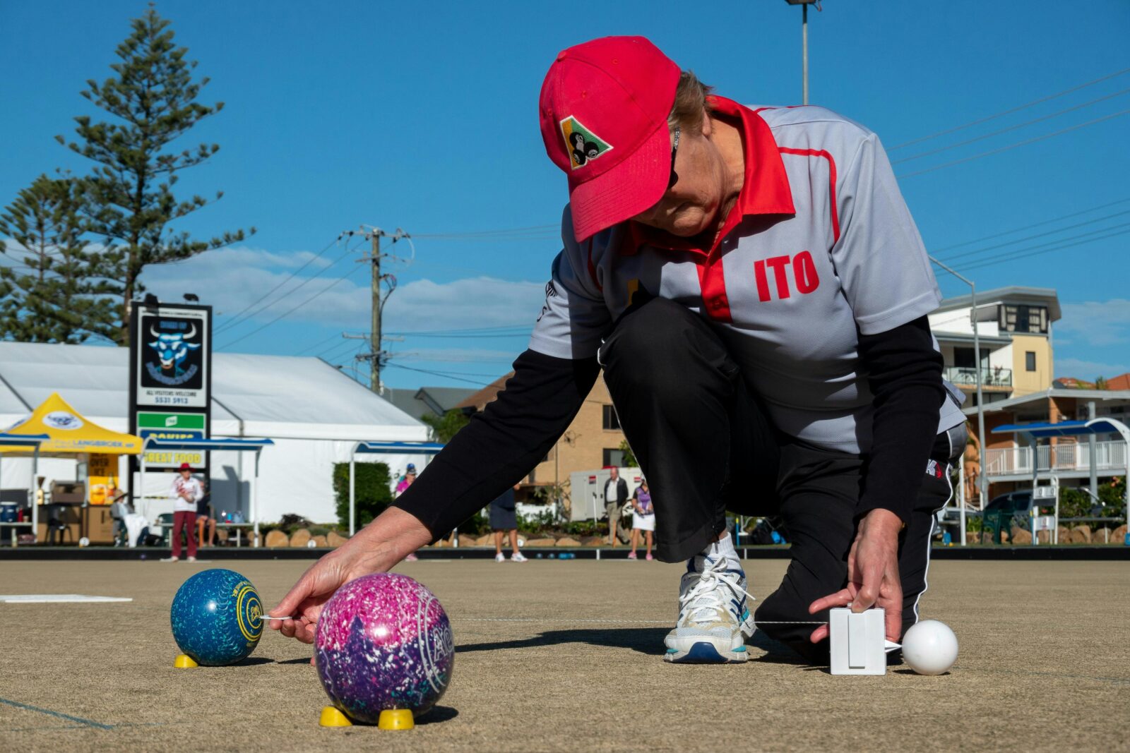 International Technical Official determining shot