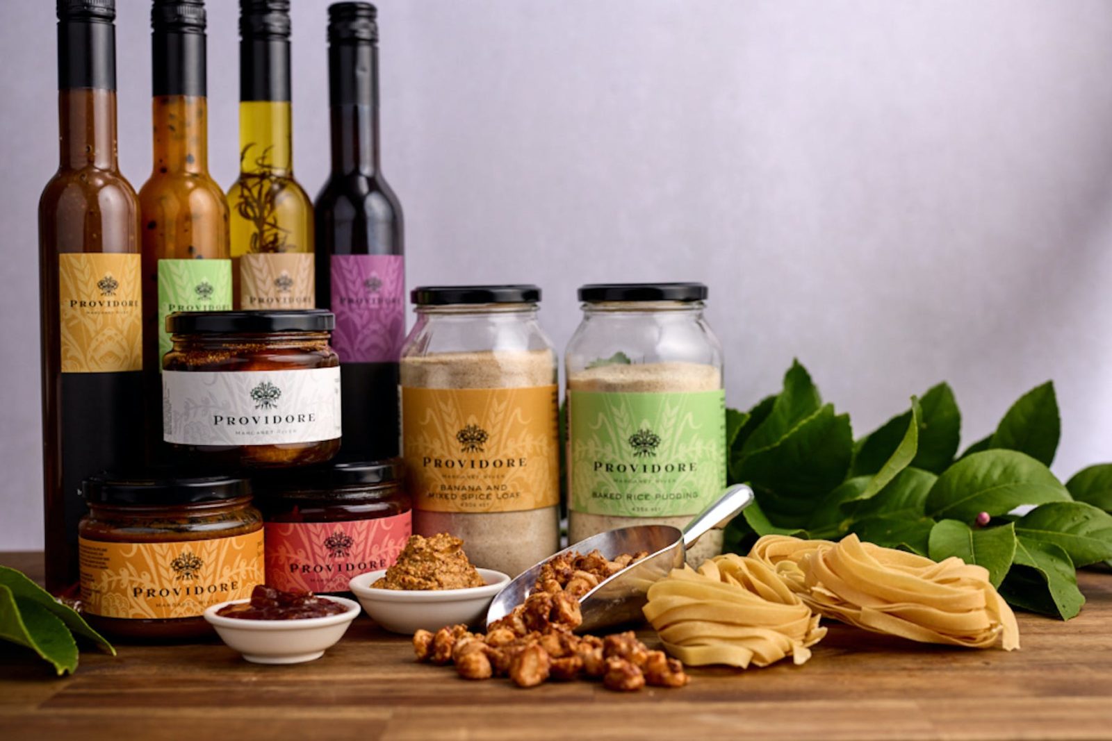 beautiful jars of sauces, jams, chutneys and more