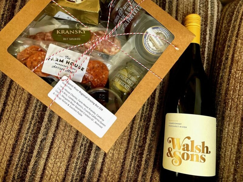 Local produce grazing platter