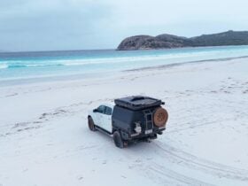 4wd camper Western Australia beach