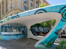 Image of iCity Information Kiosk in the Perth City Mall