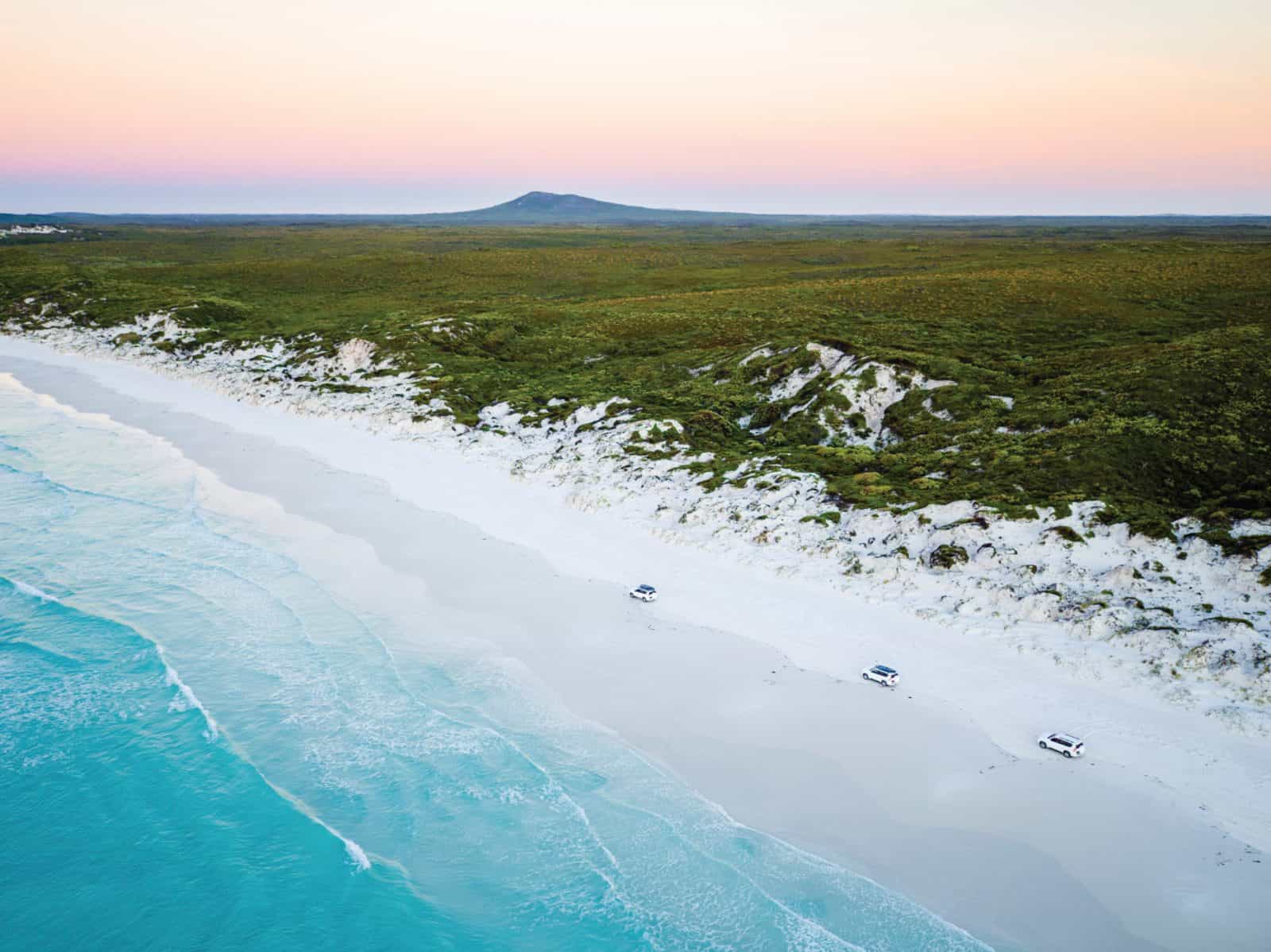 Aerial view of Duke of Orleans Bay, near Esperance.