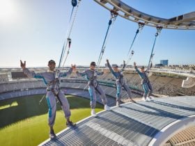 patrons on VERTIGO attraction