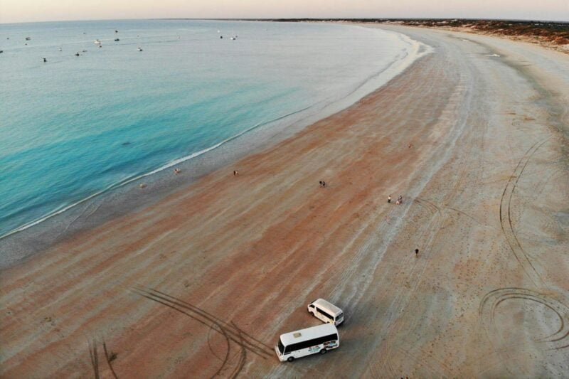 roome and Around buses providing transfer and charter services along Cable Beach