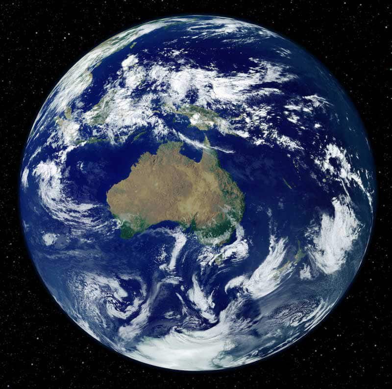 Australia from space